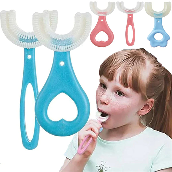 מברשת שיניים לילדים לצחצוח ייסודי - סט של 4 מברשות